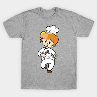 chef cartoon character  drawing T-Shirt